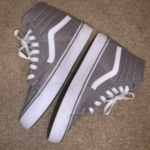 Vans high top grey